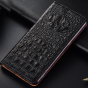 Чехол-книжка MyPads Premium для OnePlus Nord CE 2 Lite 5G из натуральной кожи с объёмным 3D рельефом спинки кожи крокодила роскошный эксклюзивный черный. Только в нашем магазине. Количество ограничено