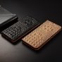 Чехол-книжка MyPads Premium для OnePlus Nord CE 2 Lite 5G из натуральной кожи с объёмным 3D рельефом спинки кожи крокодила роскошный эксклюзивный черный. Только в нашем магазине. Количество ограничено