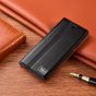 Чехол-книжка MyPads Premium Pelle di Marmo для OnePlus Nord CE 2 Lite 5G из натуральной мраморной кожи буйвола прошитый элегантной прострочкой черный с магнитной крышкой. Только в нашем магазине. Количество ограничено