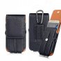 Чехол-кобура MyPads Сintura для телефона Fly FS407 Stratus 6 мужской поясной вертикальный, с креплением на пояс / ремень, из импортной эко-кожи