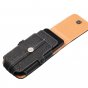 Чехол-кобура MyPads Сintura для телефона Fly FS407 Stratus 6 мужской поясной вертикальный, с креплением на пояс / ремень, из импортной эко-кожи