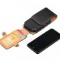 Чехол-кобура MyPads Сintura для телефона Fly FS407 Stratus 6 мужской поясной вертикальный, с креплением на пояс / ремень, из импортной эко-кожи