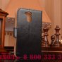 Фирменный чехол-книжка для Acer Liquid Z410 Duo из качественной импортной кожи с подставкой застёжкой и визитницей черный