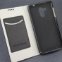Фирменный оригинальный чехол-книжка для Acer Liquid Z410/ Z410 Duo с визитницей и мульти-подставкой черный