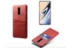 Фирменный чехол задняя накладка панель бампер для ASUS ZenFone 3 / Zenfone 3 Neo ZE520KL из качественной импортной кожи с отделениями для банковских карт мужской женский красный