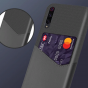 Фирменный чехол задняя накладка панель бампер для OnePlus X из качественной импортной кожи с отделениями для банковских карт мужской женский черный