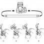 Фирменный сменный наплечный ремешок для фотоаппарата Samsung NX100/ NX11/ NX20/ NX200/ NX210/ NX30/ NX5