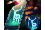 Фирменный ультра-тонкий силиконовый чехол-бампер для Huawei Mate 20 Pro / Mate 20 RS 6.39 с закаленным стеклом на заднюю крышку телефона "тематика Олень" 