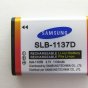 Фирменная аккумуляторная батарея 1100mAh SLB-1137D для фотоаппарата Samsung i100/ i80/ L201/ L74 Wide/ NV100HD/ NV11/ NV24HD/ NV30/ NV40 + гарантия