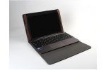 Фирменный оригинальный чехол для ASUS Transformer Book T100HA / Z8500 10.1 с отделением под клавиатуру коричневый кожаный