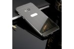 Фирменная металлическая задняя панель-крышка-накладка из тончайшего облегченного авиационного алюминия для HTC U Play чёрная.