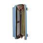 Чехол-сумочка-кошелек-клатч-портмоне MyPads Love Yourself для BQ Mobile BQS-5011 Monte Carlo вместительная большой емкости, на молнии, стильный женский из импортной эко-кожи, с ремнем через плечо голубого цвета