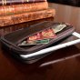 Чехол-сумочка MyPads Borsa Сon Zip на молнии для BQ Mobile BQS-5020 Strike SE с отделениями для различных повседневных мелочей, из качественной импортной эко-кожи коричневый