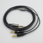 Высокопрочный акустический кабель AUX 3.5mm jack разветвитель на два аукса в один для наушников, долговечный