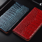 Чехол-книжка MyPads Premium Croco di lusso для OnePlus Nord CE 2 Lite 5G из импортной натуральной кожи теленка с фактурной прошивкой рельефа кожи крокодила экзотический красный. Только в нашем магазине. Количество ограничено.