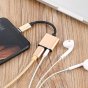 Адаптер-переходник USB Type-C - 3.5 мм Jack/ USB Type-C для подключения наушников и зарядного одновременно