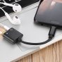 Адаптер-переходник USB Type-C - 3.5 мм Jack/ USB Type-C для подключения наушников и зарядного одновременно