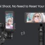 Фирменный ручной стабилизатор селфи-палка для смартфона и экшн-камеры с максимальной шириной 55мм - 80мм