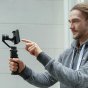Фирменный ручной стабилизатор селфи-палка для смартфона и экшн-камеры с максимальной шириной 55мм - 80мм
