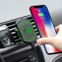 Фирменный автомобильный магнитный держатель в машину для телефона с функцией беспроводной зарядки + магнитный диск