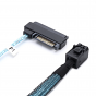 Кабель Mini SAS SFF-8643 на (4) 29 pin-контактный кабель SFF-8482 для внутреннего жесткого диска сервера