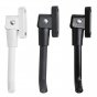 Подножка для электросамоката xiaomi m365 алюминиевая черная с креплениями в комплекте