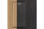 Чехол-книжка MyPads «Magnete Premium» из водоотталкивающей кожи магнитный для HTC U11 Plus коричневого-черного цвета 