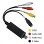 Переходник-адаптер mini карта видео захвата с USB интерфейсом S-video/ 3xRCA для аудио-видео захвата высокой четкости