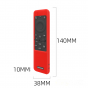 Чехол защитный силиконовый для пульта ДУ для телевизора Samsung TV BN59-0143A красный, можно мыть под водой