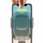 Фирменный автомобильный держатель Baseus WXZN-B01 с беспроводной быстрой зарядкой черный + гарантия