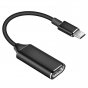Кабель-переходник USB Type C-HDMI (вход) 4К*2К для смартфона ноутбука телевизора и игровой приставки черный