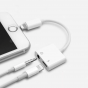 Адаптер переходник LDH 2 в1 Lightning на Lightning и Jack 3,5(наушники + зарядка без поддержки голосового вызова) для iPhone / iPad MyPads A142-766