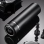 Термос MyPads M153-400 с умным дисплеем из нержавеющей стали показывает температуру напитка. Элегантный красивый статусный памятный подарок на профессиональный праздник руководителю начальнику коллеге мужу жене другу парню подруге на Новый год 