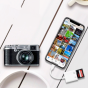Фирменный OTG кард-ридер SD-Lighting для iPhone 8/ X/ XR/ XS Max/ iPad для передачи данных белый