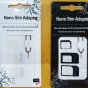 Адаптер/переходник на разные типы SIM-карт (Микро/Нано/Стандарт) в комплекте с иголочкой для всех видов телефонов
