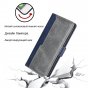 Чехол-книжка MyPads для Samsung Galaxy S24, синийсерый