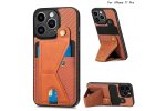 Чехол с ремешком MyPads для iPhone 11 Pro, с отделением для карт, оранжевый