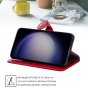 Чехол-книжка MyPads для Samsung Galaxy S24+ Plus, красный