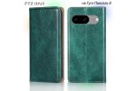 Чехол-книжка MyPads для Google Pixel 8, противоударный, с подставкой, зеленый