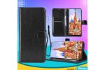 Противоударный чехол MyPads для Tecno Spark 30C 4G с карманом для фото и карт, экокожа, черный