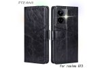 Чехол-книжка MyPads для realme GT3, GT Neo5, с магнитным замком, черный