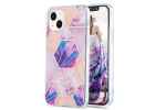 Ультратонкий чехол из TPU MyPads для iPhone 13 Mini - мраморный дизайн
