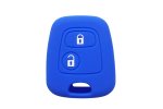 Чехол MyPads для набора ключей Peugeot 107 206 207 307 406 Citroen C1 C2 C3 C4 Picasso Berlingo Toyota Aygo Carlora, прозрачный.