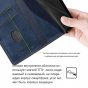 Чехол-книжка MyPads для Samsung Galaxy S24, синийсерый