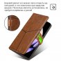 Чехол-книжка MyPads для Samsung Galaxy S24 (Коричневый)