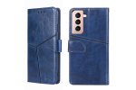Чехол-книжка MyPads для
 Samsung Galaxy S21+ (SM-G996) / Самсунг S21 Plus,объединяет геометрию (темно-синий)