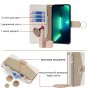 Многофункциональный чехол-книжка MyPads для смартфона OnePlus Nord CE4 5G с мини-зеркалом для макияжа