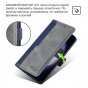 Чехол-книжка MyPads для Samsung Galaxy S24, синийсерый
