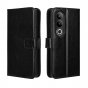 Чехол книжка MyPads для OnePlus Nord CE4 5G с карманом для фото и карт, противоударный, искусственная кожа, черный