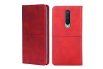 Чехол-книжка MyPads для OnePlus 8 / Ван Плас 8 воловья кожа (красный)